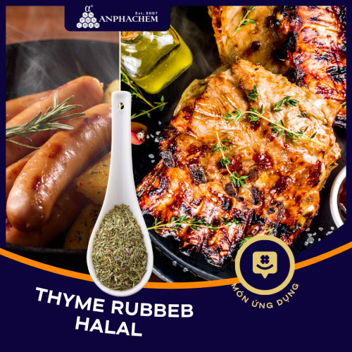 LÁ XẠ HƯƠNG SẤY KHÔ - 258250 THYME RUBBED HALAL