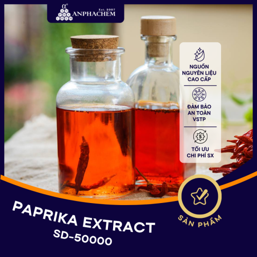 MÀU DẦU ỚT VÀNG CAM ĐẶC TRƯNG - PAPRIKA EXTRACT SD-50000