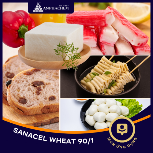 XƠ LÚA MÌ GIỮ NƯỚC CHO THỊT CHẾ BIẾN, MẠCH XƠ 90 - SANACEL WHEAT 90/1