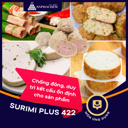 BỘT CELLULOSE CHỐNG ĐÔNG TỪ THỰC VẬT - SURIMI PLUS 422