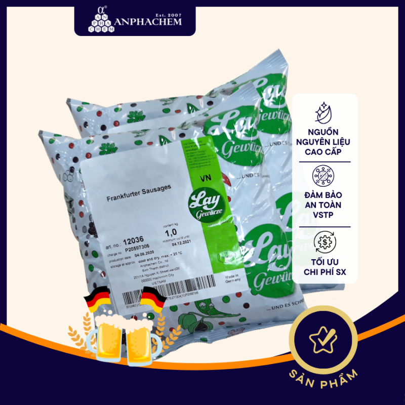 GIA VỊ XÚC XÍCH - 12036 FRANKFURTER SAUSAGES