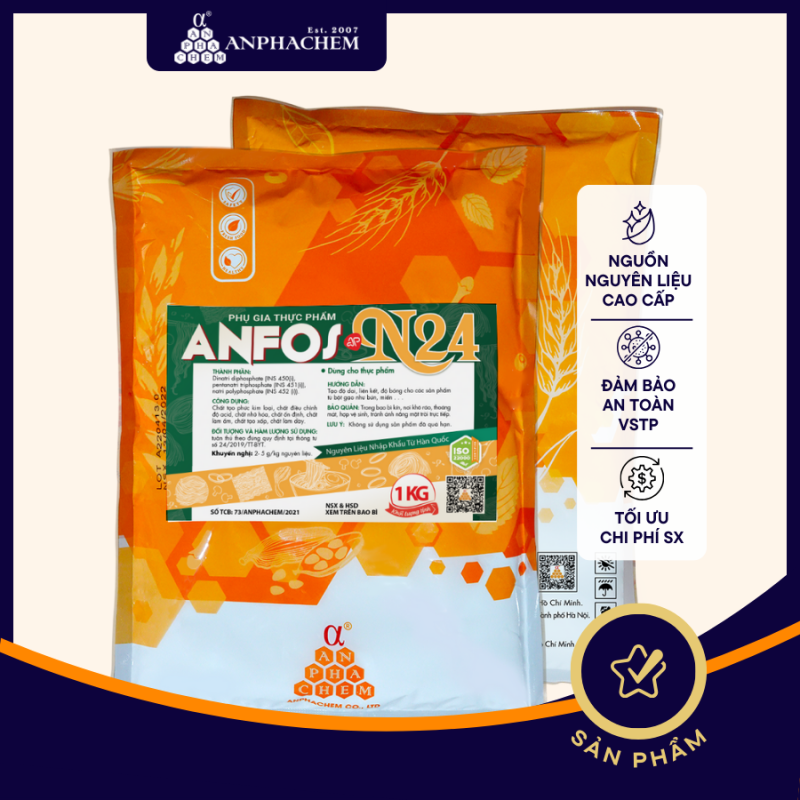 TẠO CHẮC VÀ ĐÀN HỒI BÁNH - ANFOS AP N24