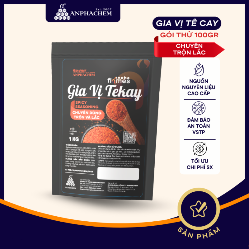 GÓI 100GR - GIA VỊ TEKAY TRỘN LẮC